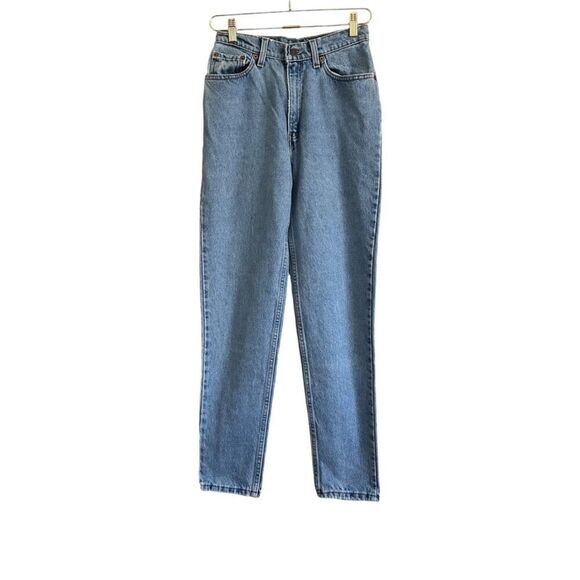 Vintage Levi's High Rise Jeans Misses 9 Light Blue Made in‎ The USA 90's Casual - Picture 1 of 7